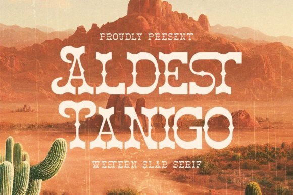Aldest Tanigo: A Bold Serif Font for Branding