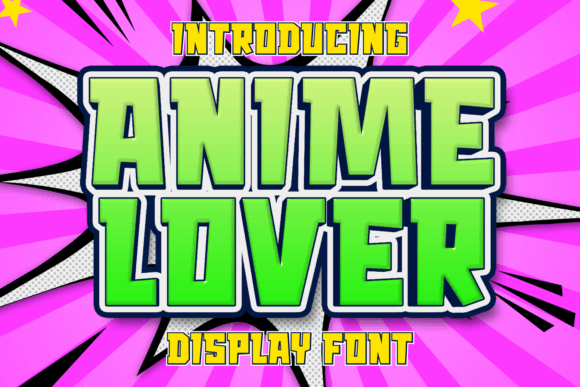 Anime Lover Font Review: A Dynamic Comic Display Typeface