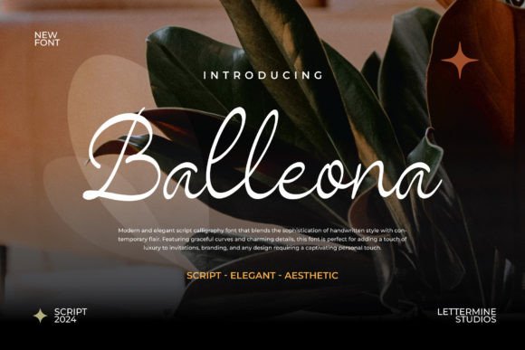 Balleona Font: Elevating Brand Identity with Elegant Script