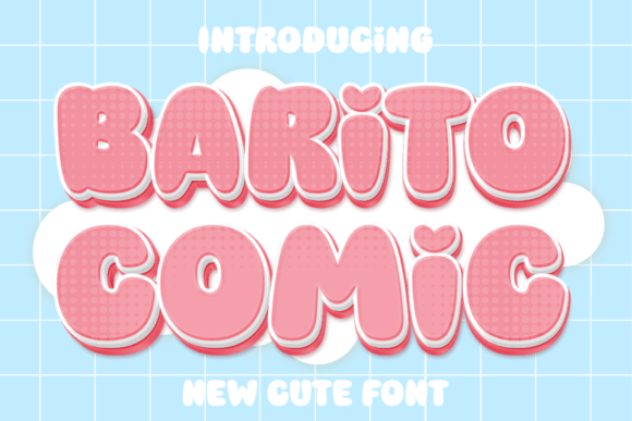 Barito Comic Typeface for Playful Branding