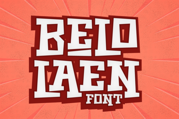 Belo Laen: The Dynamic Comic Font for Bold Brands