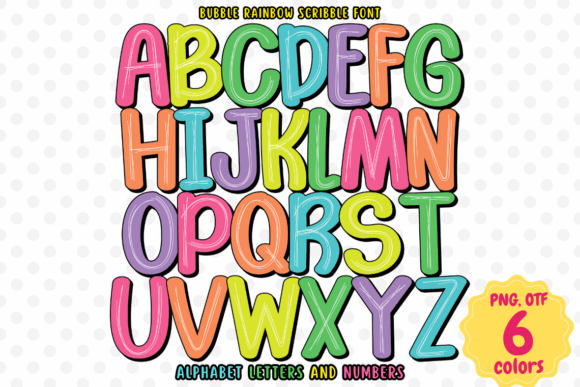 Bubble Rainbow Scribble: A Playful Typeface for Editors