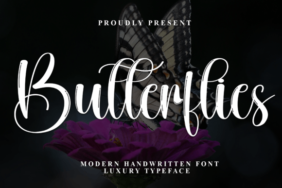 Butterflies Font: An Elegant Typeface for Editorial Design