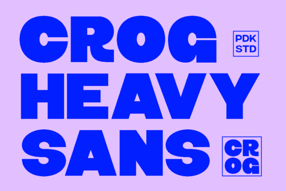 Crog Font Review: Bold Sans Serif for Branding