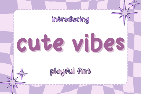 Cute Vibes: A Playful Sans Serif Font for Editors