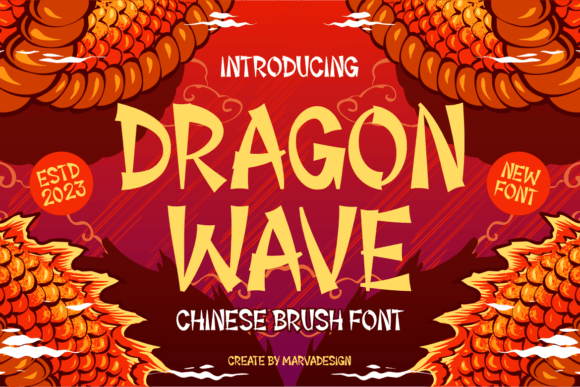 Dragon Wave Font for Modern Web Design