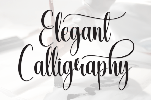 Elegant Calligraphy: A Premium Script Font for Editors