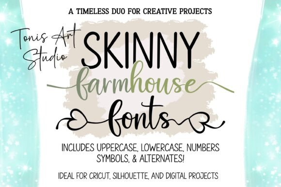 Farmhouse Script Skinny Farmhouse Typeface Review