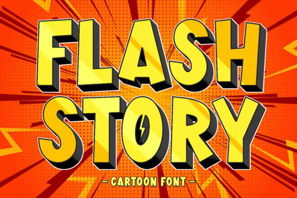 Flash Story Font for Bold Business Branding