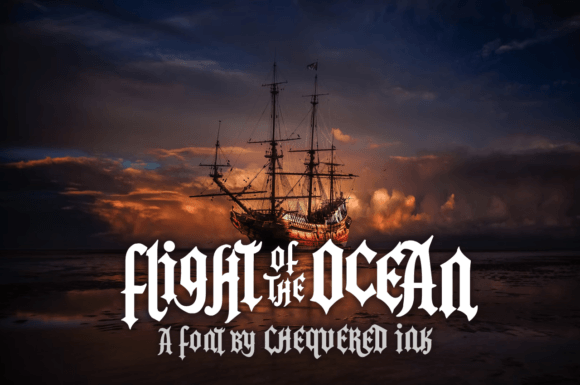 Flight of the Ocean Font for Crafters
