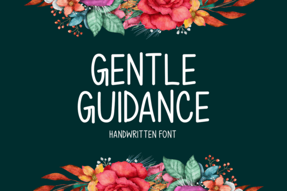 Gentle Guidance: A Handwritten Font for Elegant Branding
