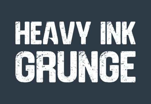 Heavy Ink Grunge Font for Bold Branding