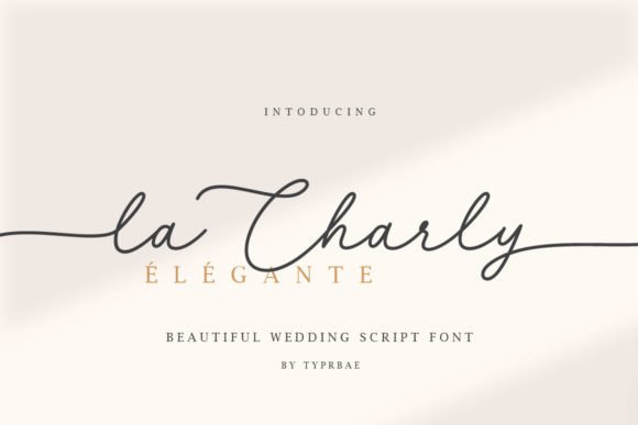 La Charly: The Elegant Script Typeface for Campaigns