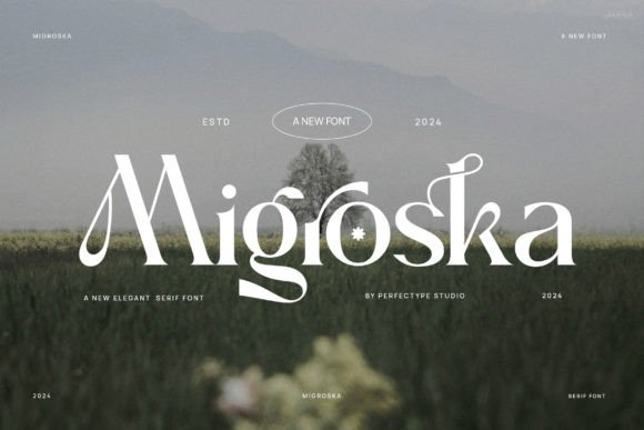 Migroska: A Classy Serif Typeface for Modern Web Design