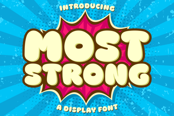 Most Strong: The Bold Typeface for Crafters