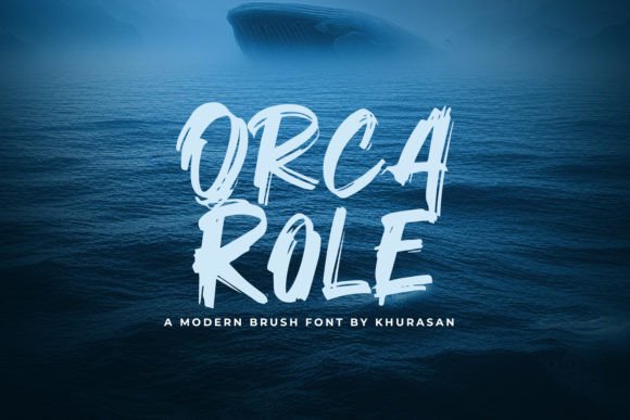 Orca Role: A Modern Brush Font for Business