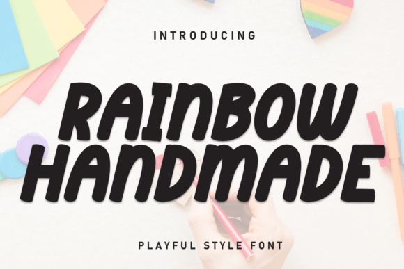 Rainbow Handmade: A Fresh Display Font for Web Design