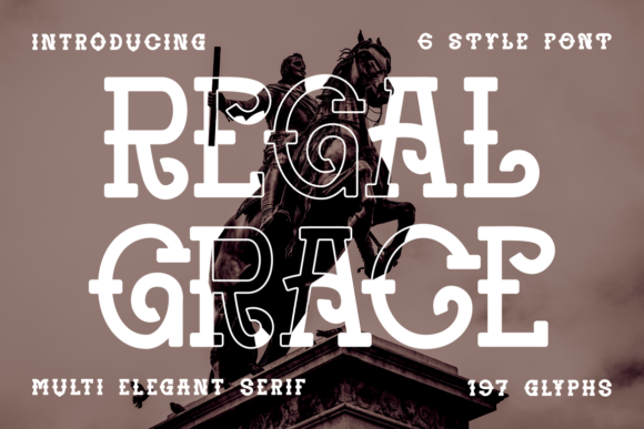 Regal Grace: The Elegant Serif Typeface for Editorial Design