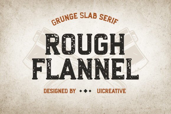 Rough Flannel: A Slab Serif Font for Elegant Branding