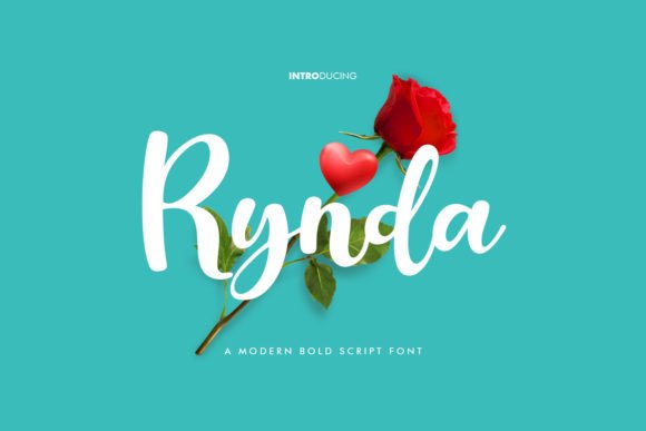 Rynda: A Modern Script Font for Editorial Design