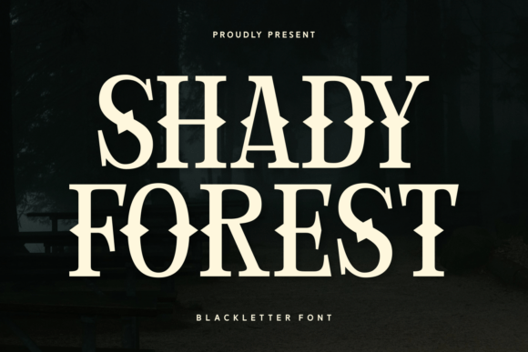 Shady Forest Typeface for Bold Campaigns