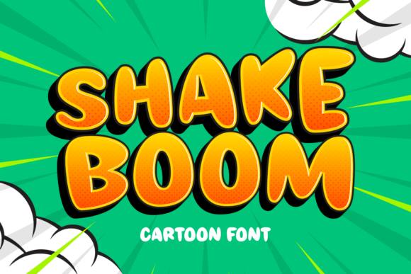 Shake Boom Font for Dynamic Social Graphics