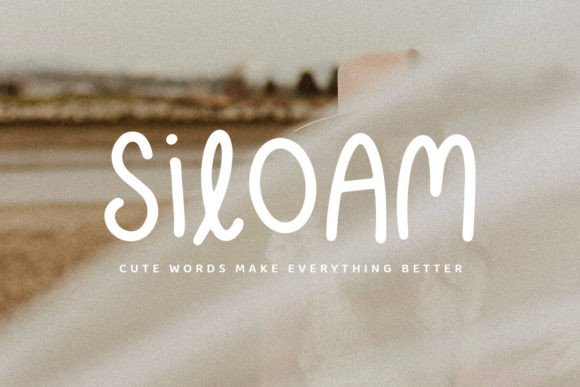 Siloam: The Playful Handwritten Font for Kids