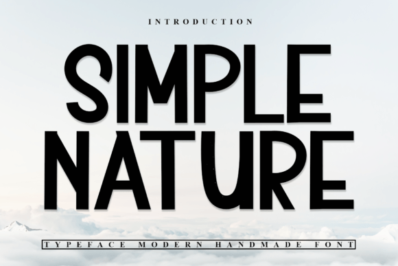 Simple Nature Font Review: A Festive Display Typeface