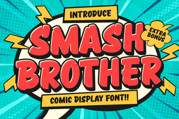 Smash Brother Font for Bold Comic Branding