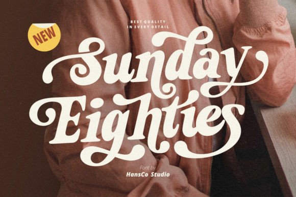 Sunday Eighties: A Bold Serif Font for Branding