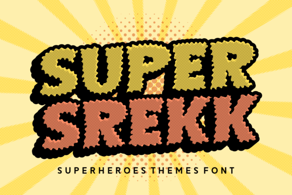 Super Srekk: A Bold Typeface for Brand Impact