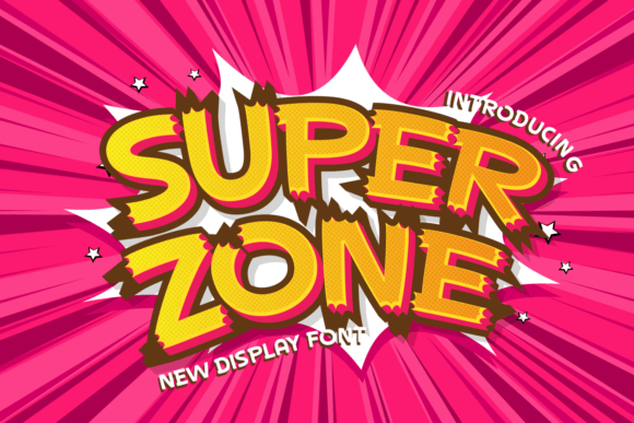 Super Zone: The Ultimate Comic Font for Crafters
