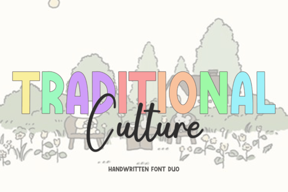 Traditional Culture Font for Elegant Editorial Design