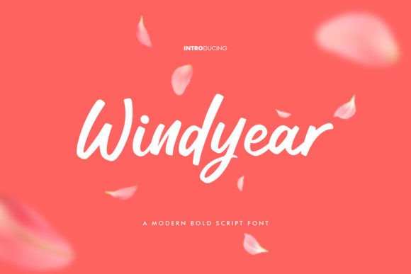 Windyear: The Elegant Script Font for Crafters