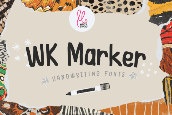 Wk Marker: A Handwritten Font for Editorial Design
