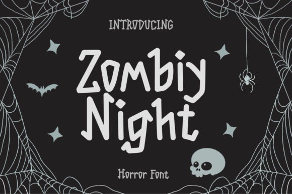 Zombiy Night Font for Spooky Campaigns